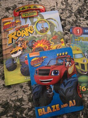 Blaze and the Monster Machines Book Bundle | Set of 3 | Multicolor